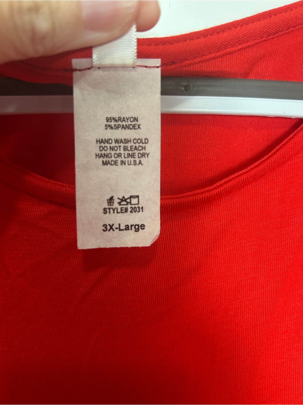 Red Short-Sleeve Swing Dress - Comfortable Everyday Style - Picture 3 of 6